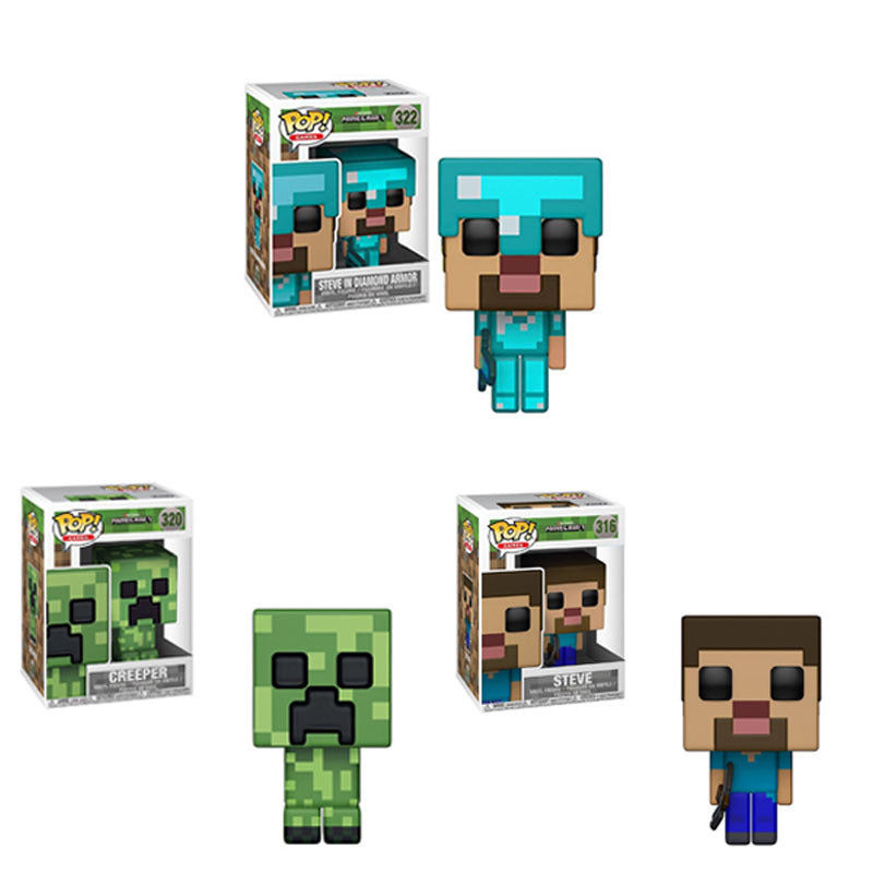 Minecraft Creeper Steve Creeper Figure Toys