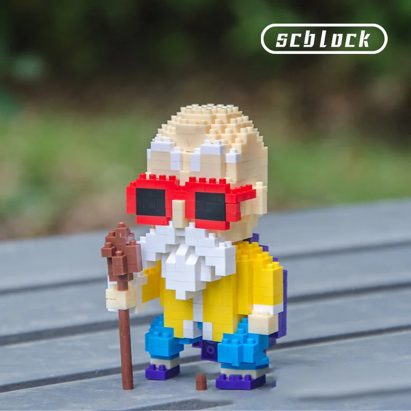 3D HubDepot™ 17style Block Figure Master Roshi Goku   Collectible Model DIY Bricks Toy Figure